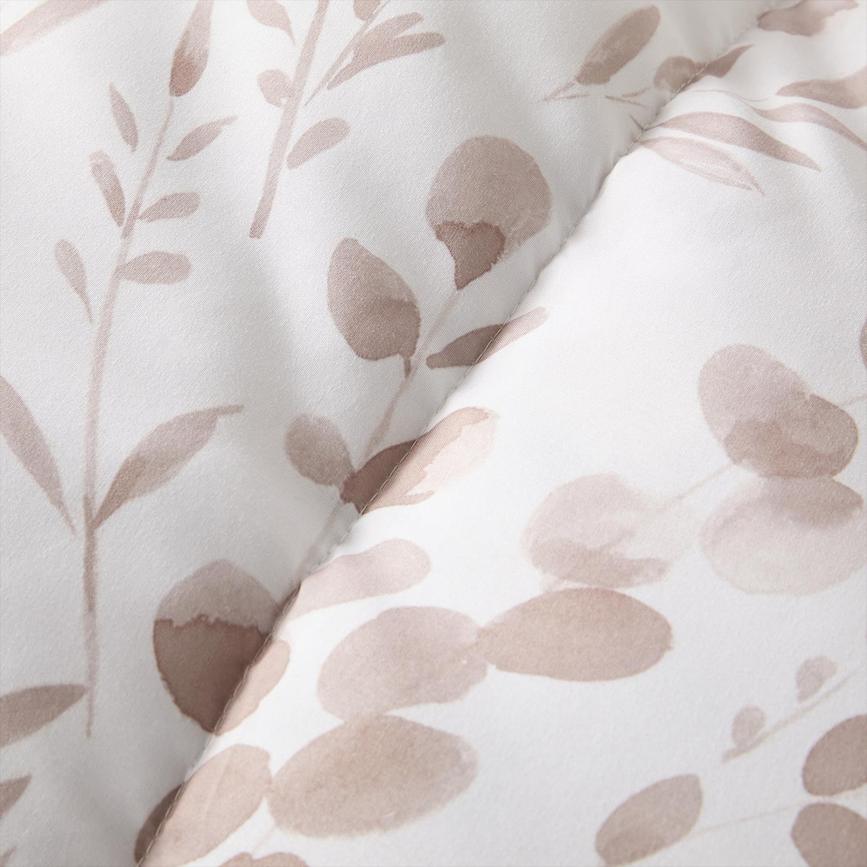 image 1 of OHS Floral Coverless 10.5 TOG Duvet Set Pillowcase Quilted Cover
