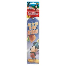 Disney Mickey Mouse Birthday Award Ribbon - Multicoloured - One Size