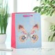 image 2 of Multipack of 3 Medium Gift Bags | Party Bags for Presents | Birthdays | For Her/Friend | Butterfly Kisses Design Blue