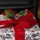 image 5 of Set of 3 Light up White Christmas Parcels with Red Bows & White LEDs