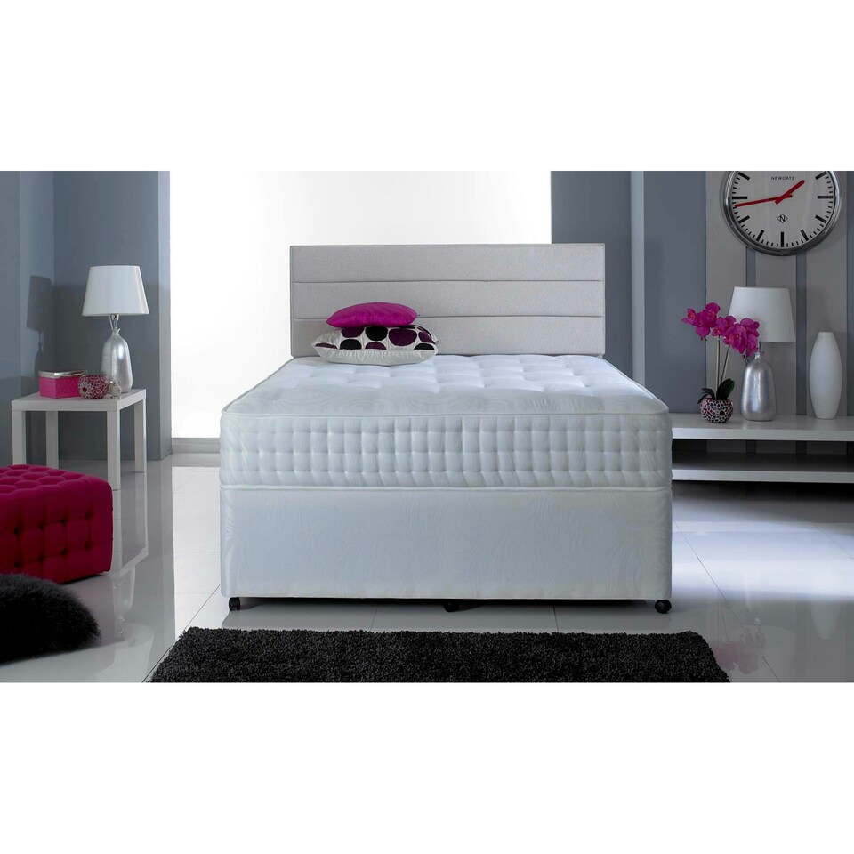 Romeo 1500 Pocket Medium Firm Mattress 25cm Super King White | Super King