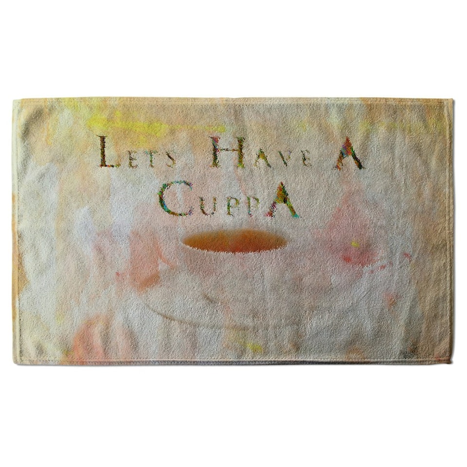 image 1 of LETS HAVE A CUPPA (Kitchen Towel)