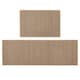 image 1 of JVL Antarra Machine Washable Entrance Doormat and Runner Set - Beige