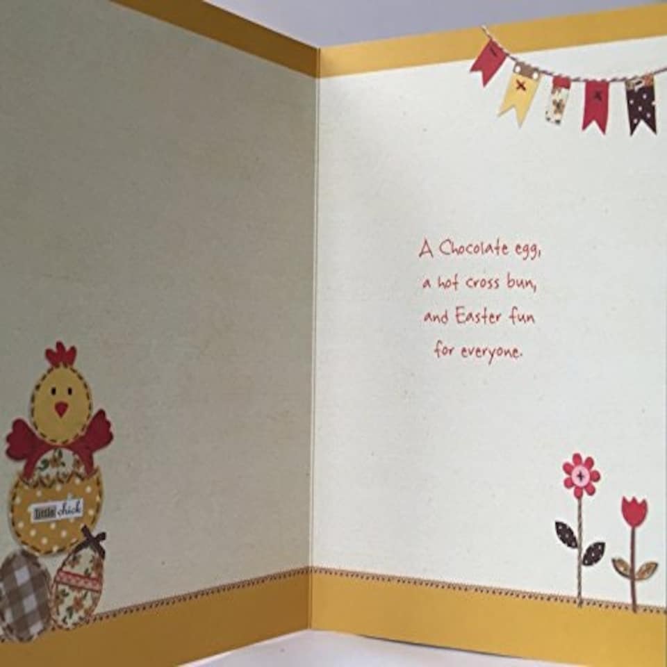 image 1 of Wishing You A Wonderful Easter Greetings Card Chick Design
