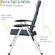 image 5 of Reclining Camping Chair - Blue
