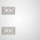 image 5 of British General Stainless Steel 10A 4-Gang 2-Way Light Switch Plate | White | 2