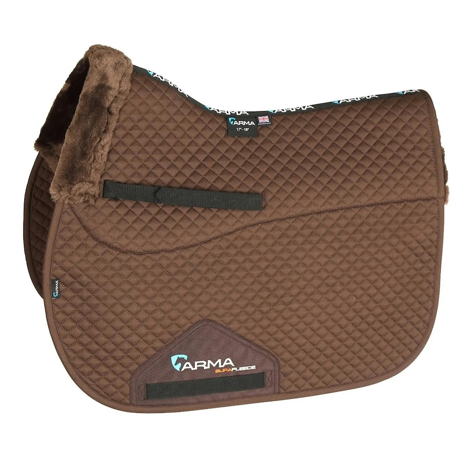 Performance SupaFleece Horse Saddlecloth - Brown - 17in - 18in