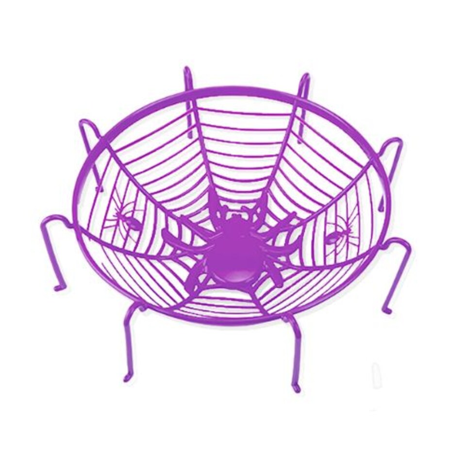 Halloween Haunted House Spiders Web Basket Assorted Colours