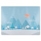 image 1 of Christmas Snow Nature Background Dining Glass Chopping Board | Multi
