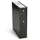image 8 of VonHaus Shrewsbury Black Slim Bathroom Storage Unit with Drawers