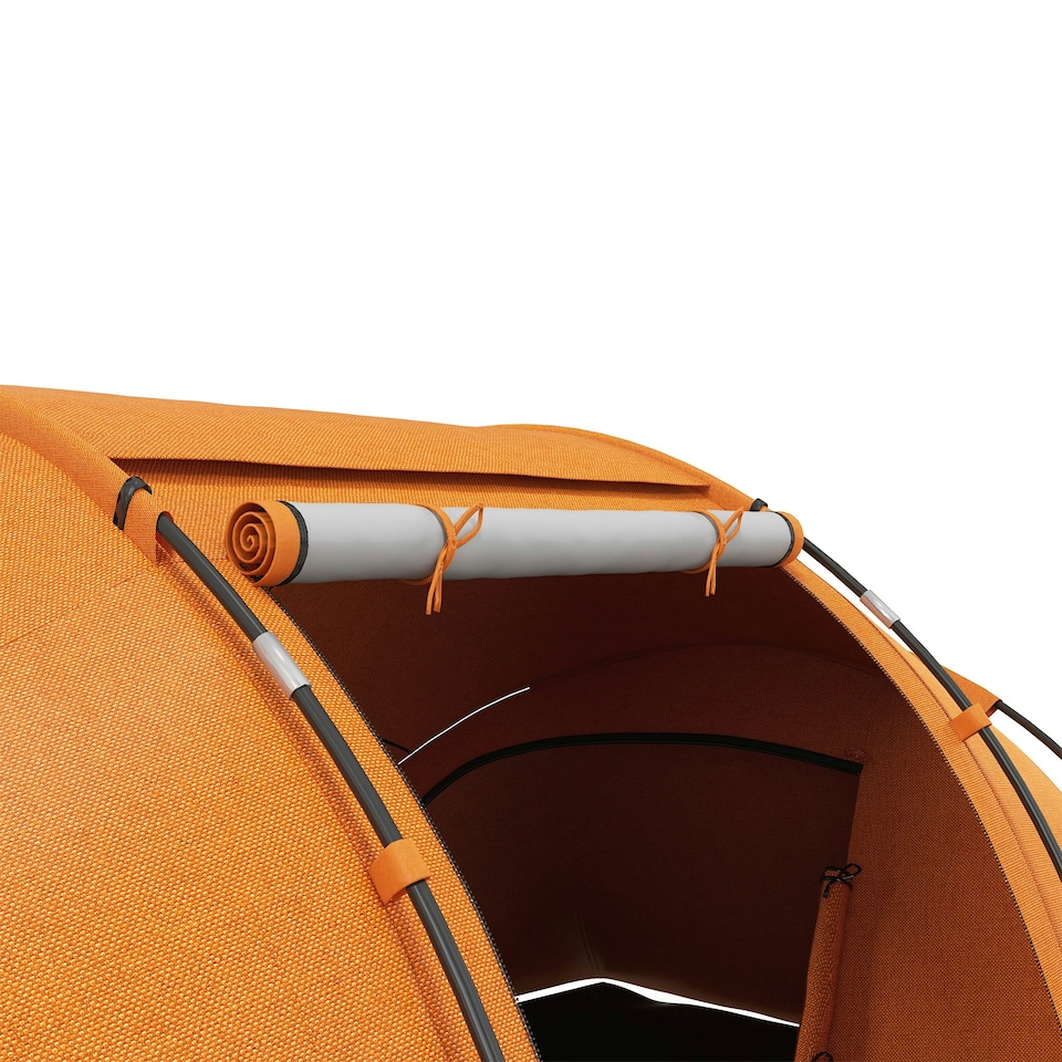 image 1 of Outsunny 4-6 Persons Camping Tent Dome Family Travel Group Hiking Room Fishing