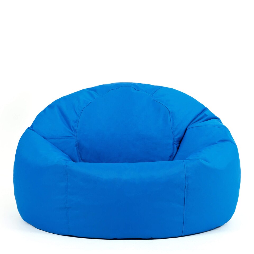 image 1 of Adult Classic Beanbag Outdoor Waterproof Bean bags Ready Filled - Blue, 2 Pack