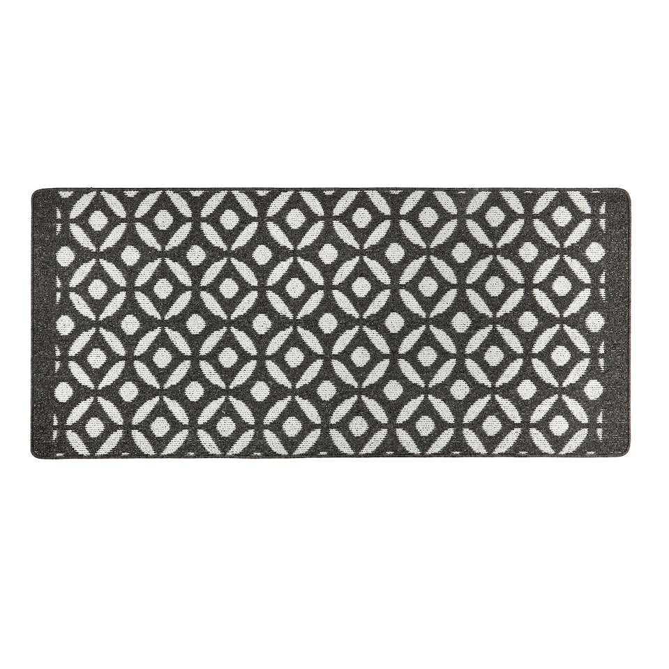 image 1 of My Stain Resistant Mat Crescent Charcoal 67x150