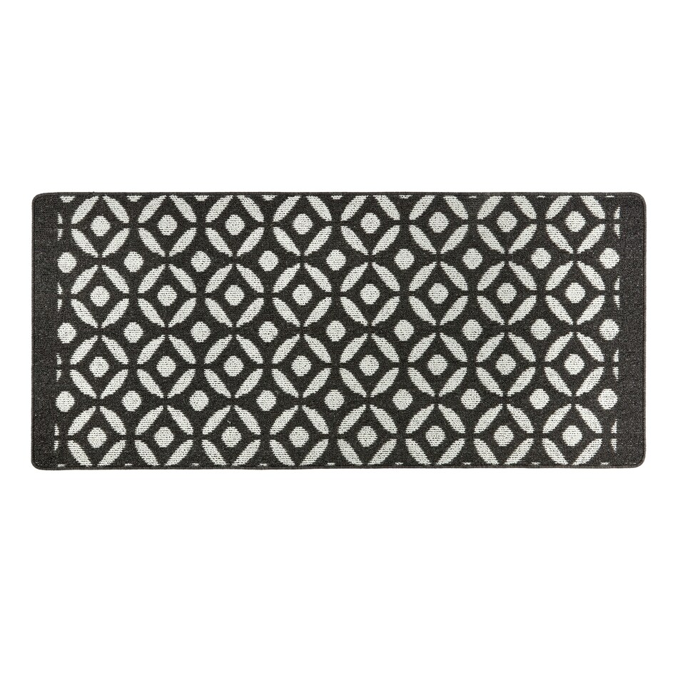 image 1 of My Stain Resistant Mat Crescent Charcoal 67x150