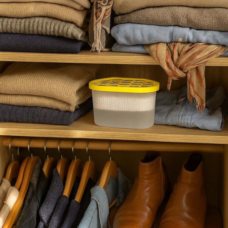 image 1 of Harbour Housewares Interior Dehumidifiers - 500ml - Lemon - Pack of 100