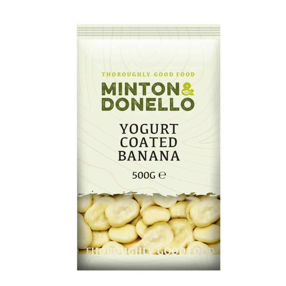 image 1 of Minton & Donello Yoghurt Coated Banana Chips 6 x 500g