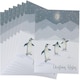 image 5 of Pack of 8 Dancing Penguins Marie Curie Charity Christmas Cards