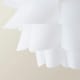 image 4 of ValueLights Modern Intricate Design White Ceiling Pendant Light Shade