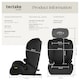 image 6 of Car Seat Levi - ECE R129-03, i-Size and ISOFIX approved, washable cover | Black | black | 45 x 48 x 81 cm | 1