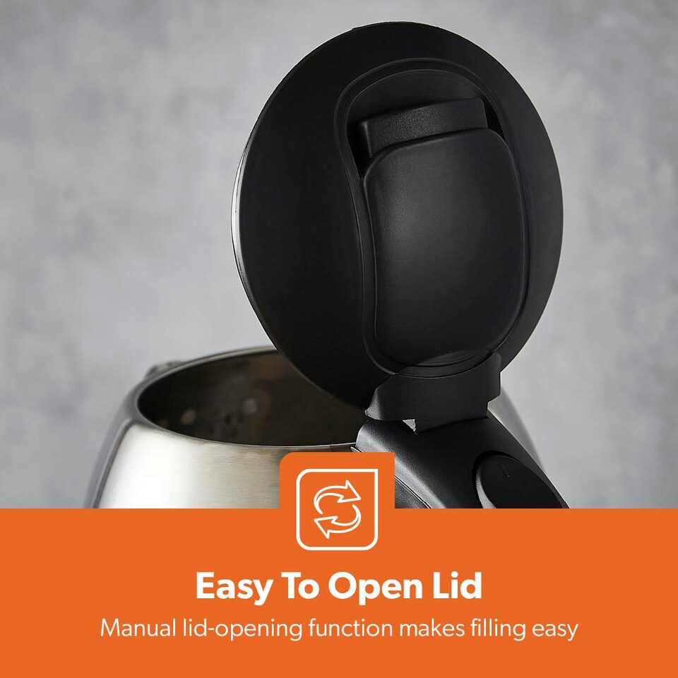 image 1 of GEEPAS 3-in-1 Egg Boiler Poacher, Panini Sandwich Press & 1.8L Electric Kettle Kitchen Combo Set