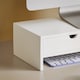 image 10 of SoBuy BBF02-W,Computer Monitor Stand Monitor Riser with 2 Drawers | White | White | 1