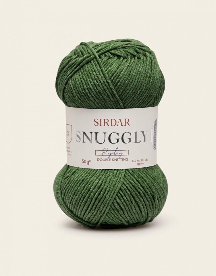 Sirdar Green Snuggly Replay DK Yarn (Value Pack 10 x 50g Balls) For Crochet, Knitting - 150m per ball