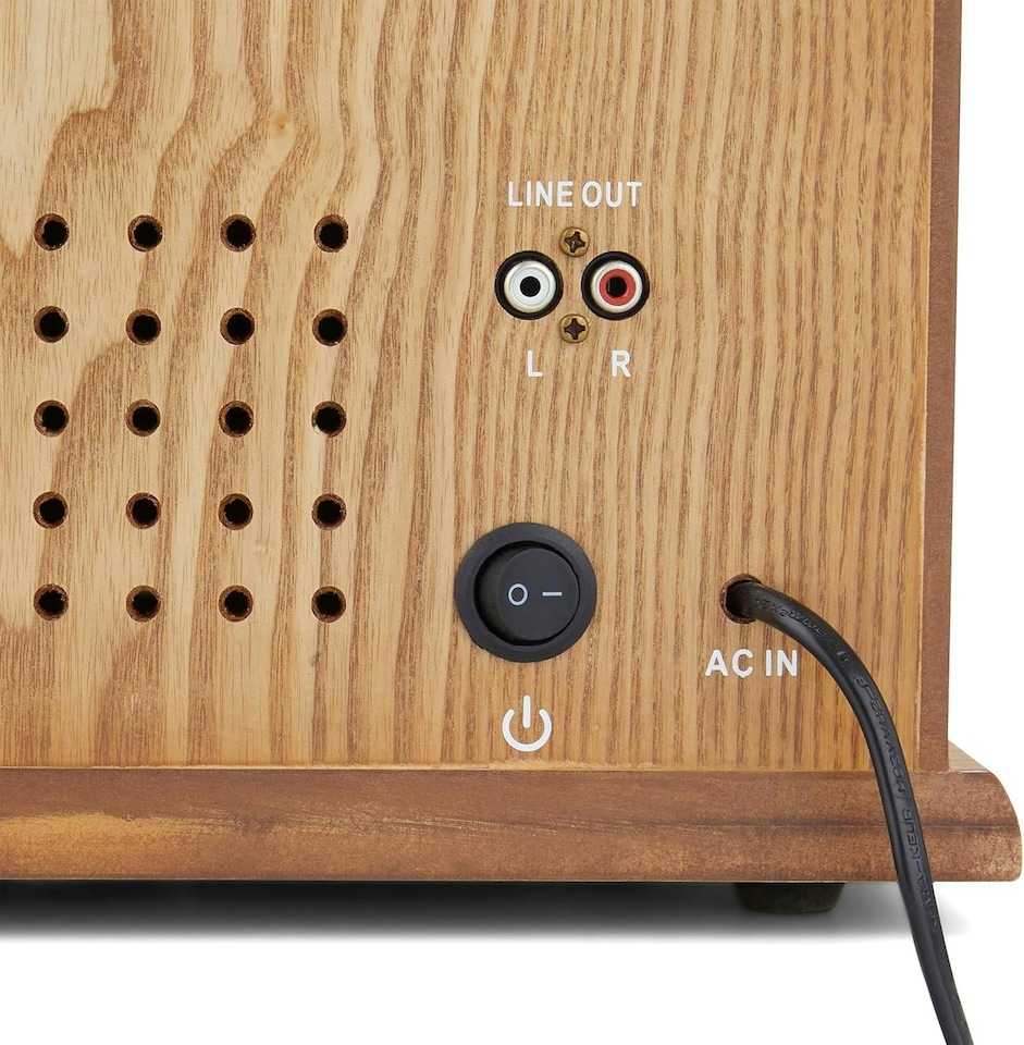 image 1 of Denver MCR-50BT Vintage Retro Bluetooth Music Centre with CD, Cassette, and USB HiFi System