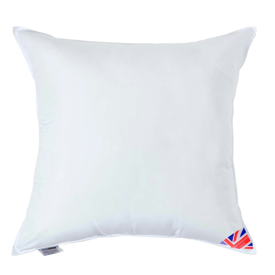 image 1 of Homescapes Luxury Super Microfibre Cushion Pad Insert Inner 70 x 70 cm (28 x 28") White