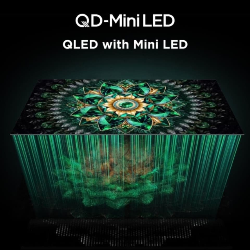 image 1 of TCL 50Q6C 50 Inch Q6C 4K QLED Mini-LED Smart Google TV with Dolby Atmos - Free 2 Year Warranty