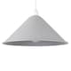 image 1 of ValueLights Waywell Grey Tapered Ceiling Light Shade & Bulb