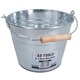 image 5 of 5L Galvanised Steel Metal Bucket Pail Water Coal Fire Greenhouse Garden Plants