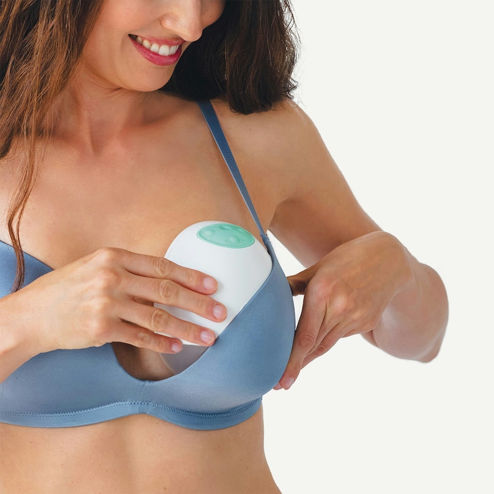 image 1 of MAM Move Single Wearable Breast Pump with 3 Modes and Silent Breast Milk Pump