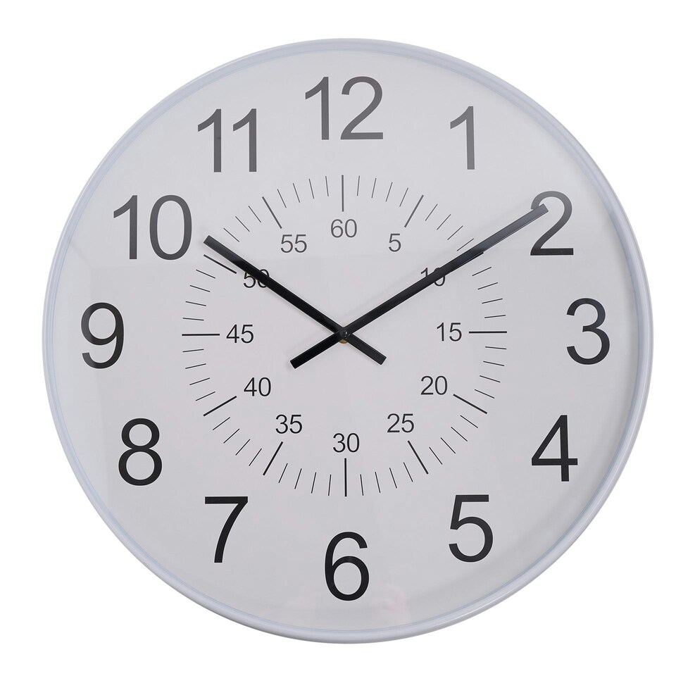 Hometime Large Wall Clock White 50cm White