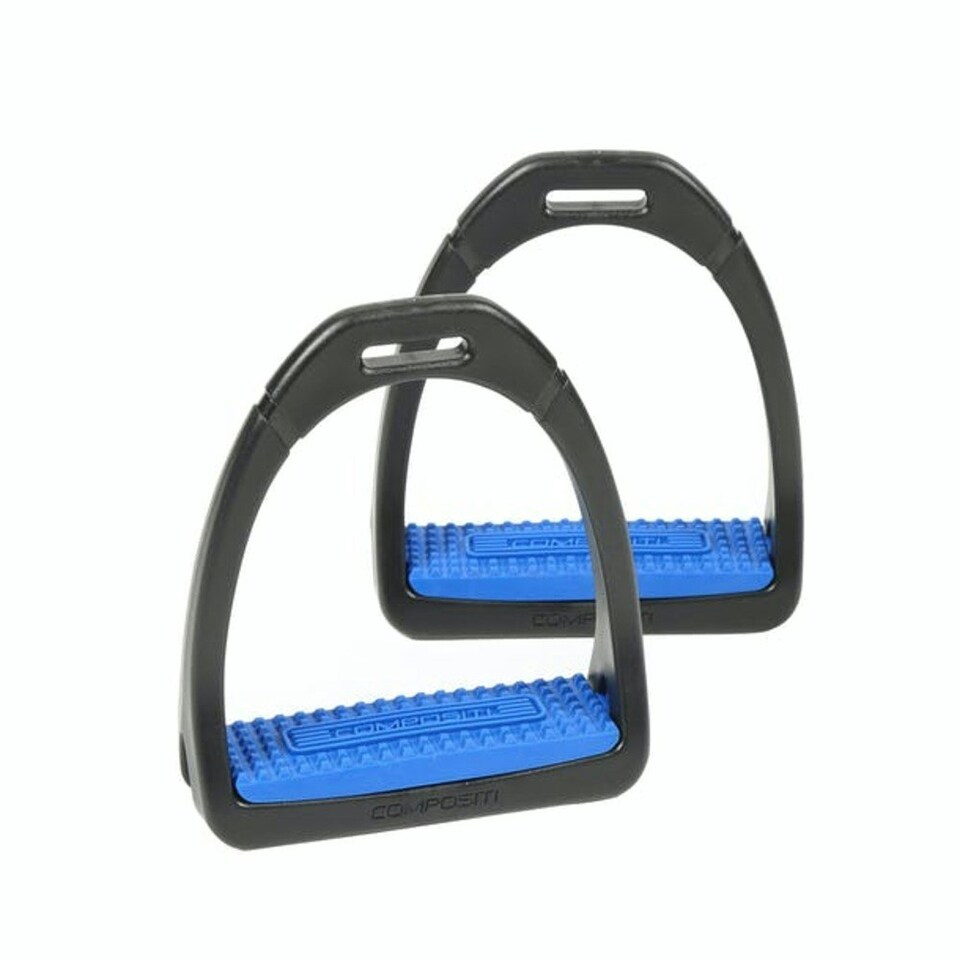 Compositi Unisex Adult Premium Profile Horse Stirrups - Royal Blue - One Size