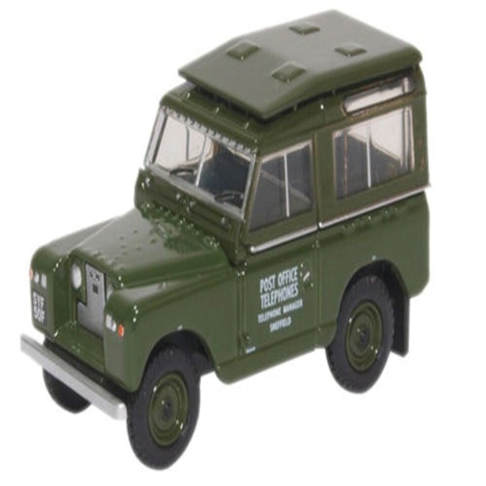 Oxford Diecast Land Rover Series II SWB Hard Top Post Office Telephones