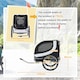 image 7 of PawHut Pet Stroller Dog Jogger Folding Bike Cargo Trailer Carrier Bicycle Black