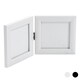 image 1 of Nicola Spring Folding 2 Photo Frame - 4 x 4'' - White