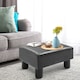 image 6 of HOMCOM Ottoman Footrest Seat Chair Footstool Small PU Leather Home Office Black