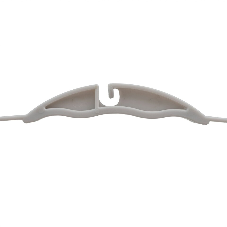 image 1 of JVL Plastic Peg Basket, Grey with 48 Soft Grip Plastic Pegs, Aqua