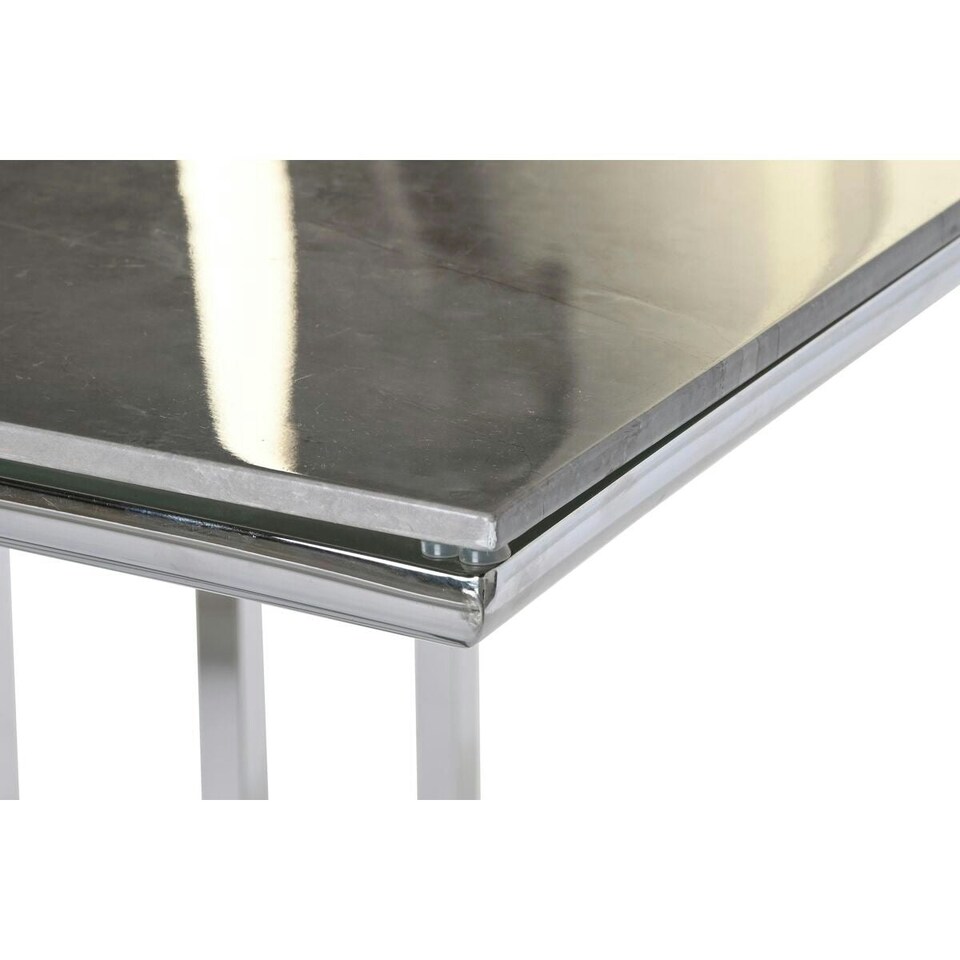 image 1 of Dining Table DKD Home Decor Silver Crystal Steel (180 x 90 x 75 cm) N/A