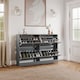image 2 of Vida Designs 4 Drawer Shoe Cabinet, Grey & Oak