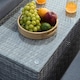 image 9 of 5 Piece Modular Outdoor Garden Set Corner Chairs Padded Seats Garden Furniture