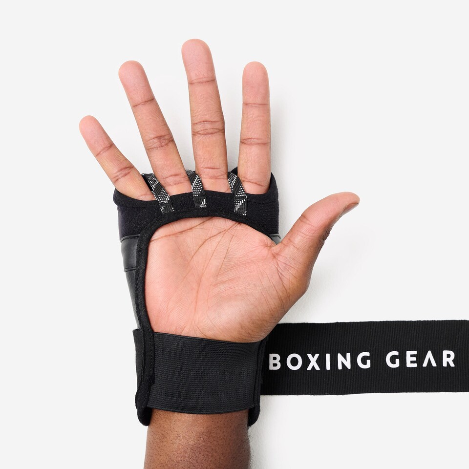 image 1 of Decathlon Boxing Liner Gloves 500 Ergo - Black