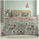 image 2 of VELVETIO Hayes Complete Duvet Cover Set with Fitted Sheet Breathable Bedding Quilt Green | King