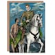 image 1 of El Greco Art Card Saint Martin and the Beggar Oil Painting