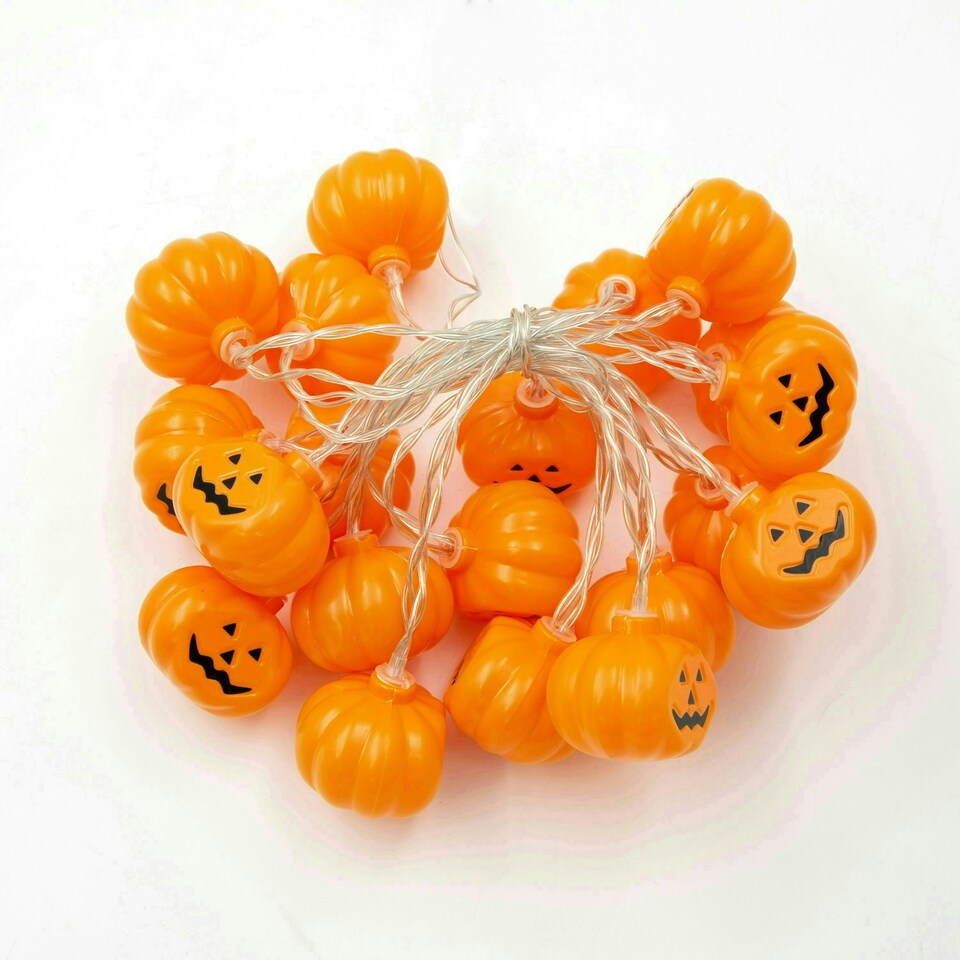 image 1 of 10 LED Pumpkin String Lights