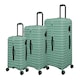 image 1 of IT Luggage Jumbo Granite Green 3pc Suitcase Set with TSA Lock Green