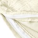 image 5 of Living and Home 3Pcs Duvet Cover and Pillowcases Bedding Set, King- Off White | White | King