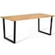 image 9 of COSTWAY Patio Rectangle Dining Table 175 x 80cm Acacia Wood | Brown