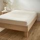 image 8 of Touch Of Linen - Creamy Almond - Fitted Sheet Cream | Creamy Almond | King